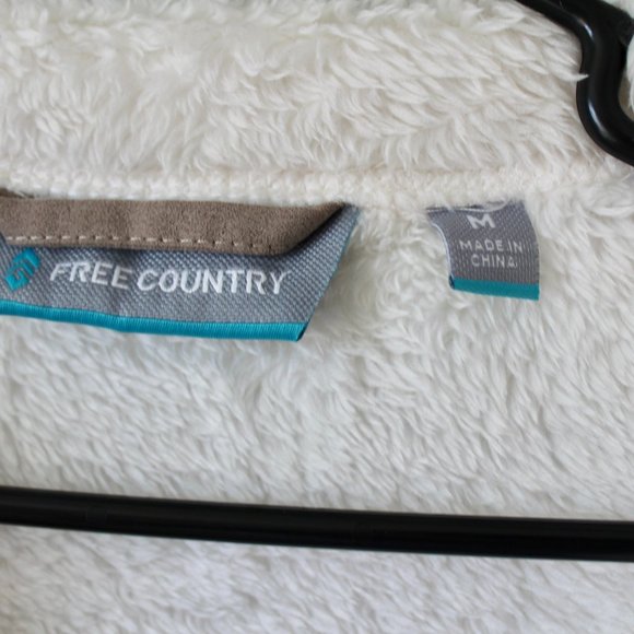 Cozy White Flannel Vest - Picture 3 of 7